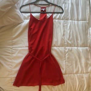 Red Naked Zebra cocktail dress!